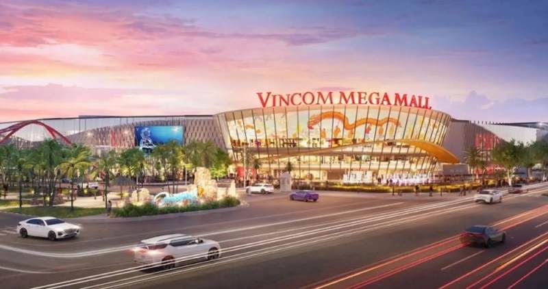 Phối cảnh Vincom Mega Mall tại Vinhomes Green City