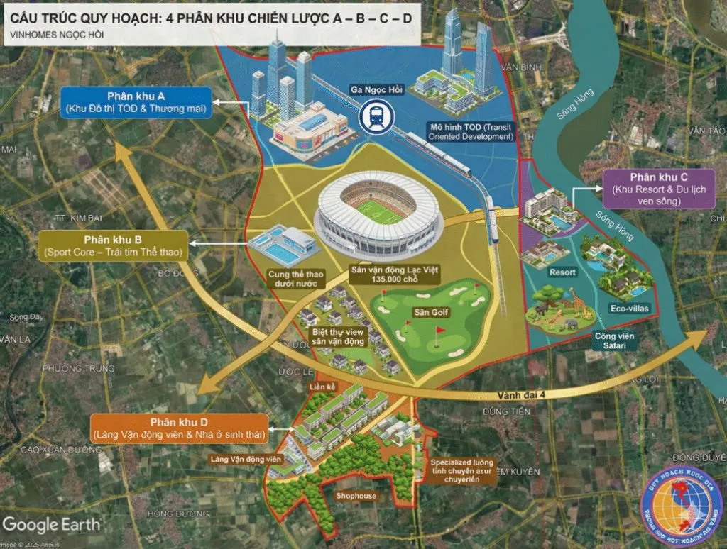 vị trí dự án Vinhomes Global Sportia vinhomesglobalsportia.vn