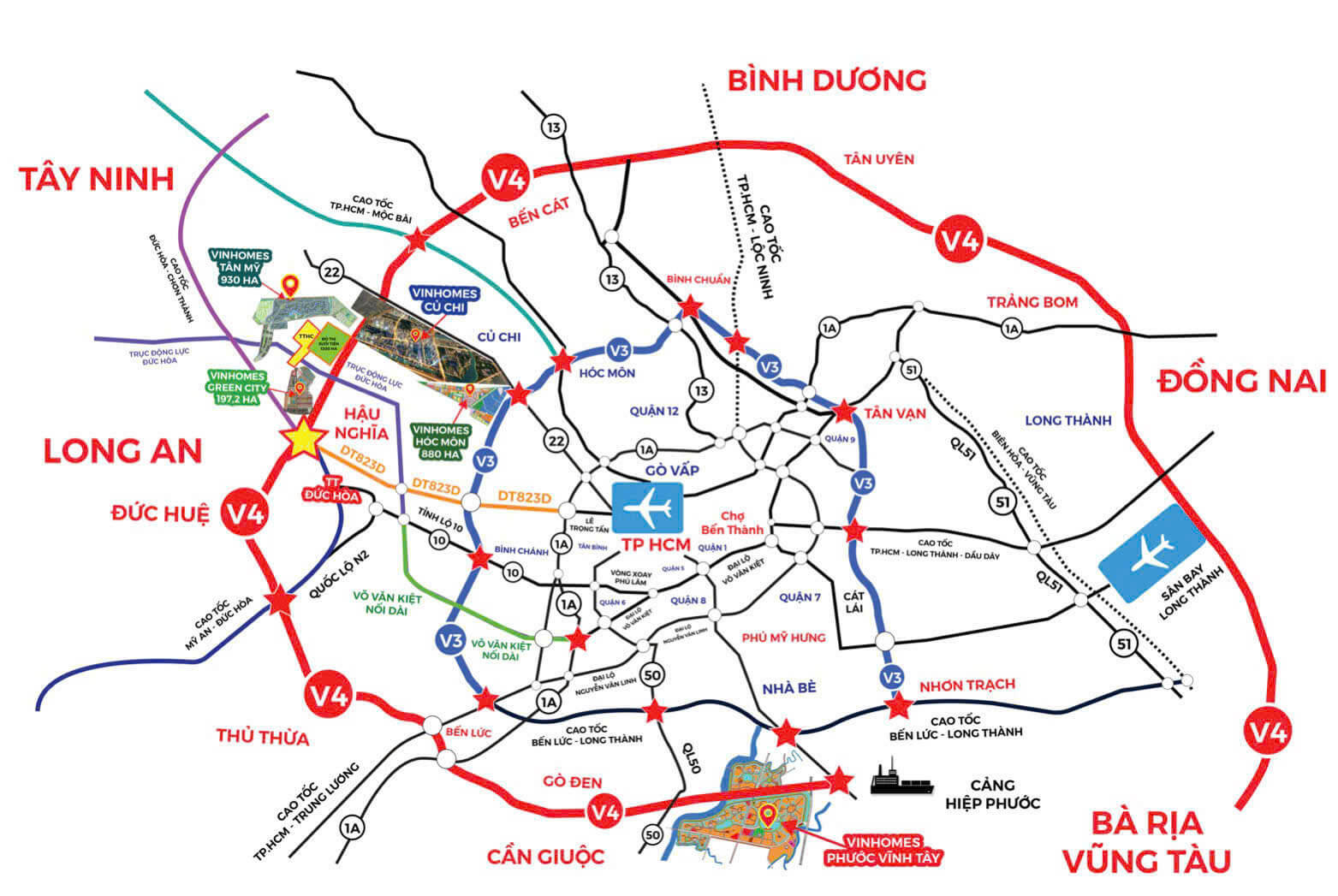 Vinhomes SaiGon Park liền kề Vành đai 3, Vành đai 4