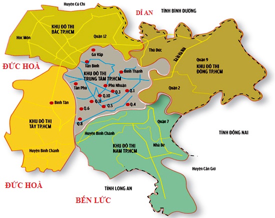 Quy Hoạch Tây bắc Thành Phố Ho Chi Minh