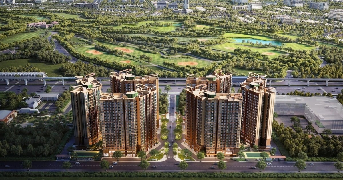Phối cảnh dự án Norton Park tại Thuận Giao, phía Bắc TPHCM, kế cận VSIP 1 và sân golf